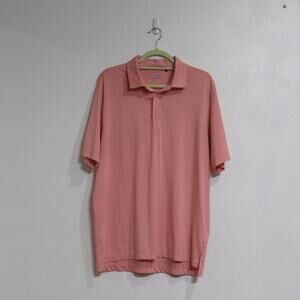 Columbia Golf Pink Short Sleeve Polo Sz L